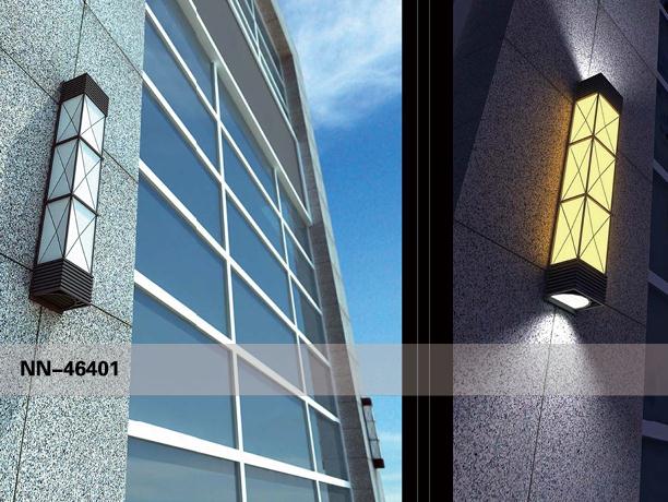 七度照明户外LED仿云石墙壁灯效果图