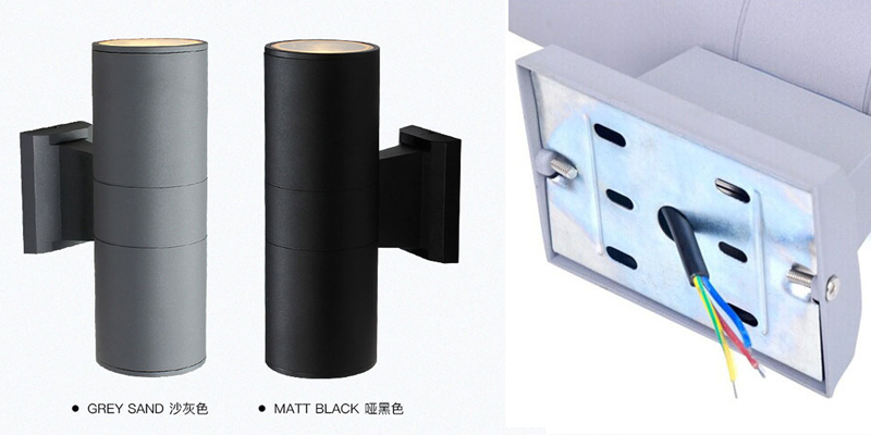 东莞七度照明(QDQBD-LED001)上下照双头LED墙壁灯细节图片