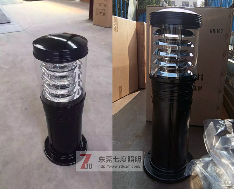 东莞七度照明(QDCPD-YZ00)160cm户外圆柱庭院草坪灯实物图片